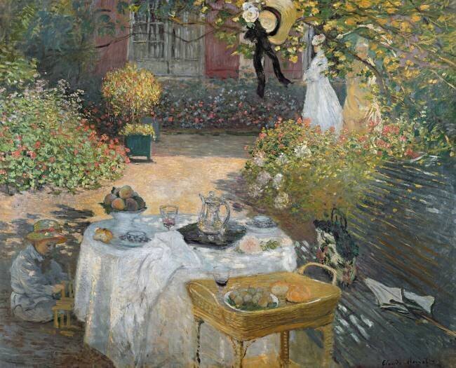 Le Déjeuner; panneau décoratif Claude Monet