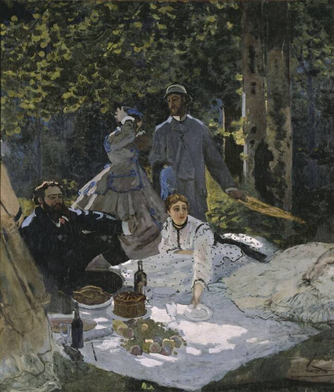 Le déjeuner sur l'herbe Claude Monet