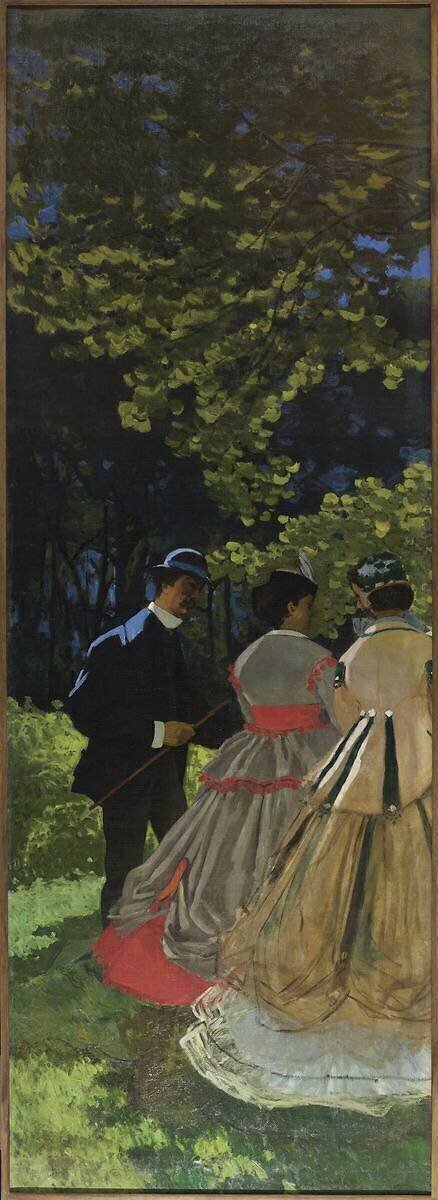 Le Déjeuner sur l'herbe, fragment Claude Monet