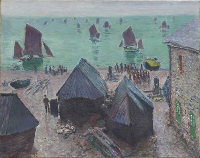 Le départ des bateaux Claude Monet