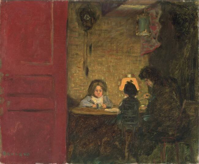 Le dîner des poupées Pierre Bonnard