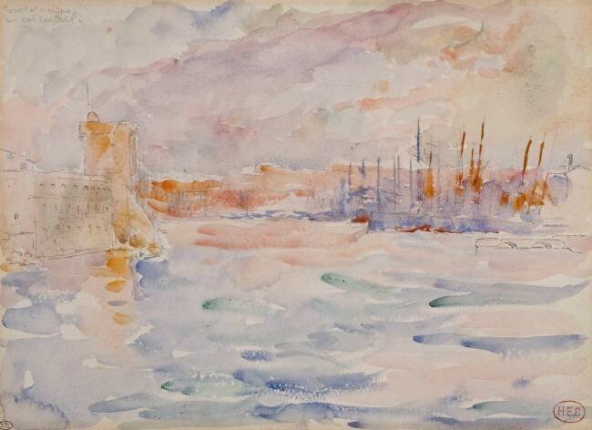 Le fort Saint-Jean à Marseille Henri-Edmond Cross