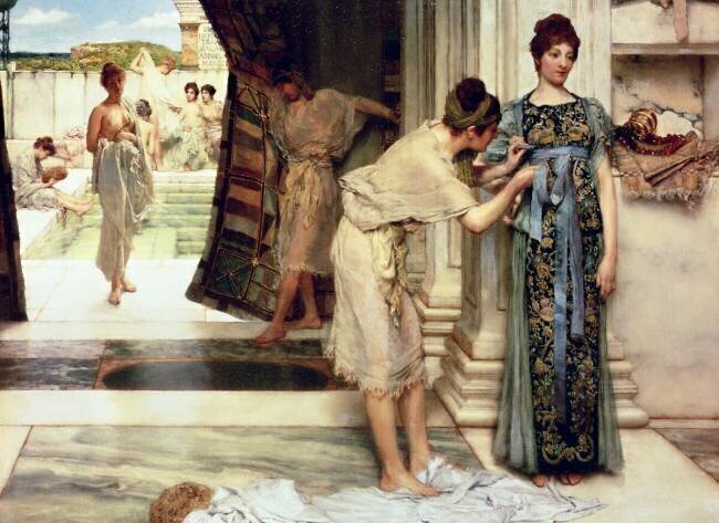 Le frigidarium Lawrence Alma-Tadema