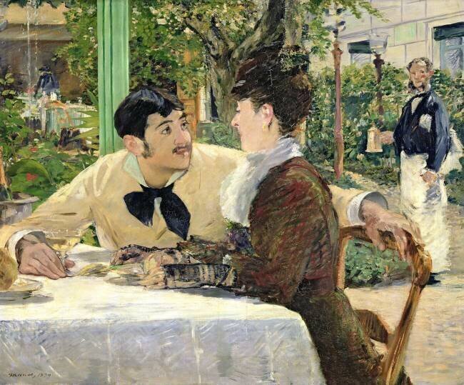 Le jardin du Père Lathuille Edouard Manet