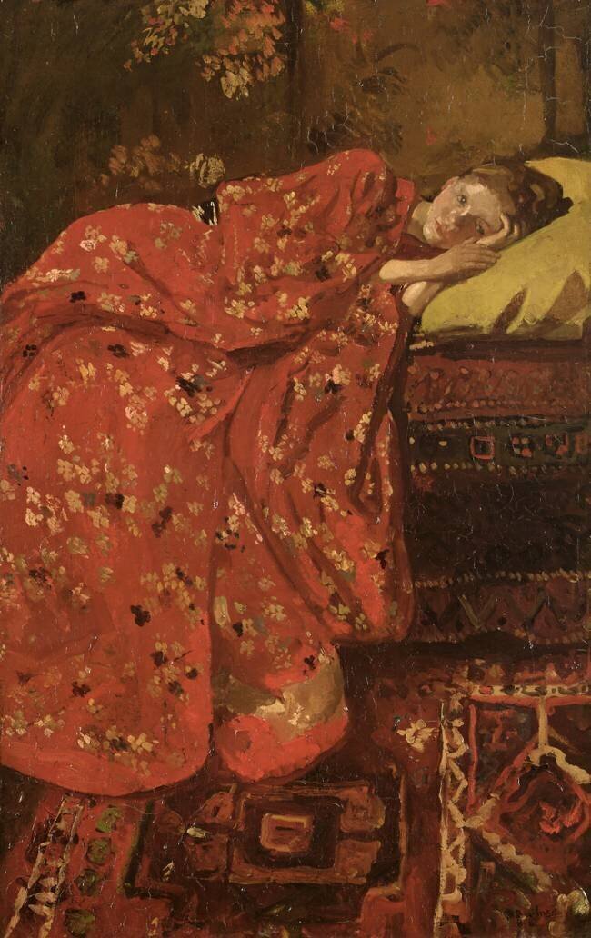 Le Kimono Rouge George Hendrik Breitner