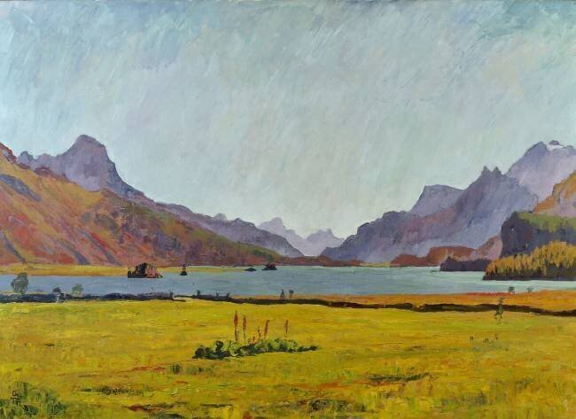 Le lac de Sils en été Giovanni Giacometti