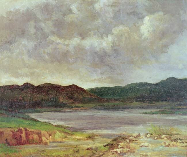 Le lac noir Gustave Courbet