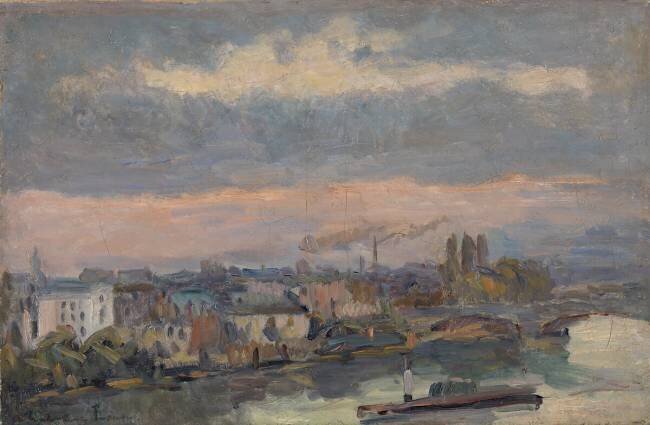 Le long de la Seine Albert Lebourg