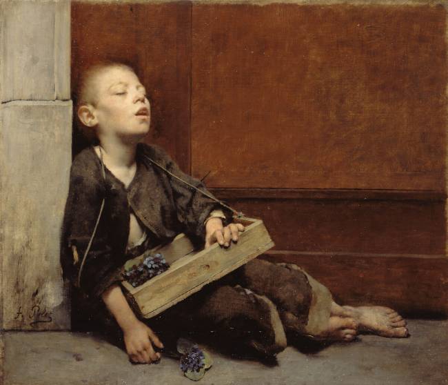 Le marchand de violettes Fernand Pélez