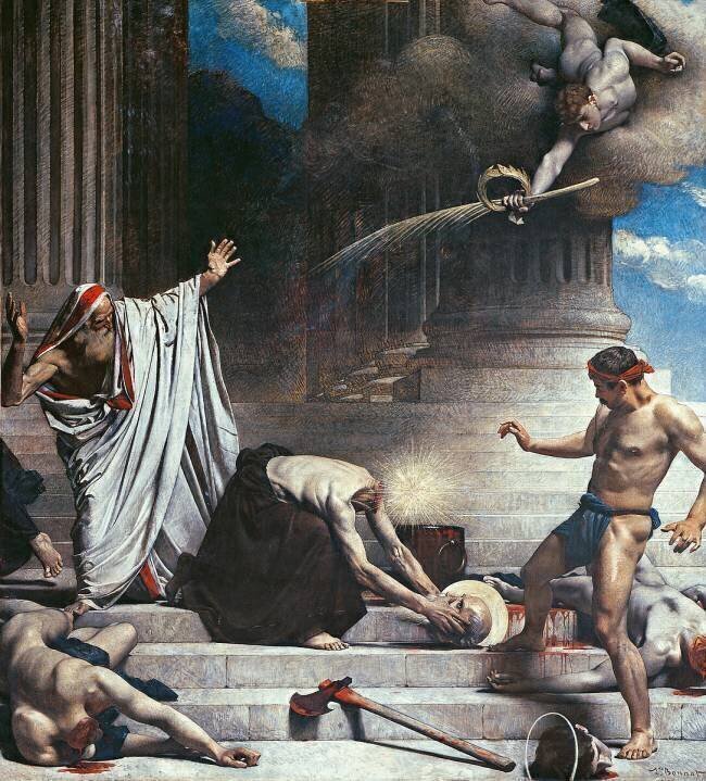 Le martyre de saint Denis Léon Bonnat