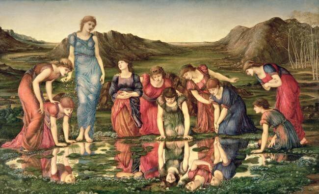 The Mirror of Venus Edward Burne-Jones