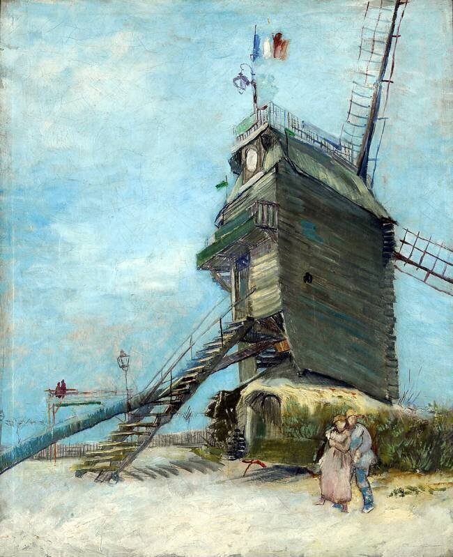 Le Moulin de la Galette, Montmartre Vincent van Gogh
