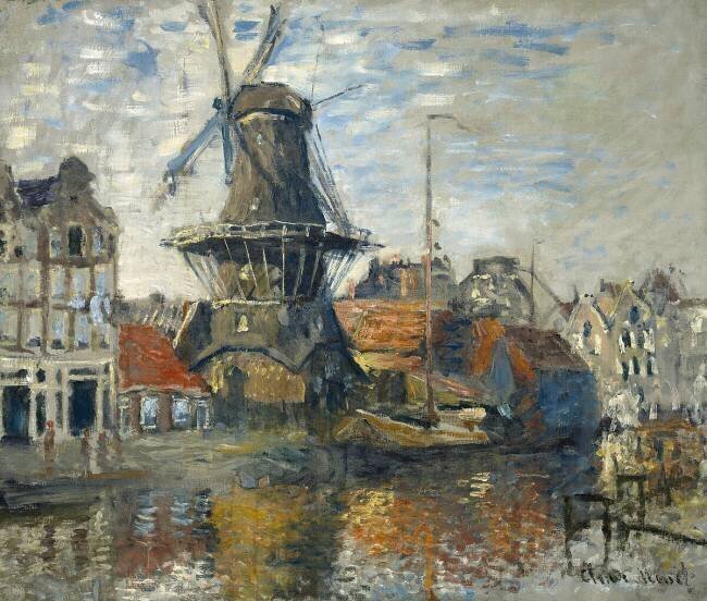 Le moulin à vent Claude Monet