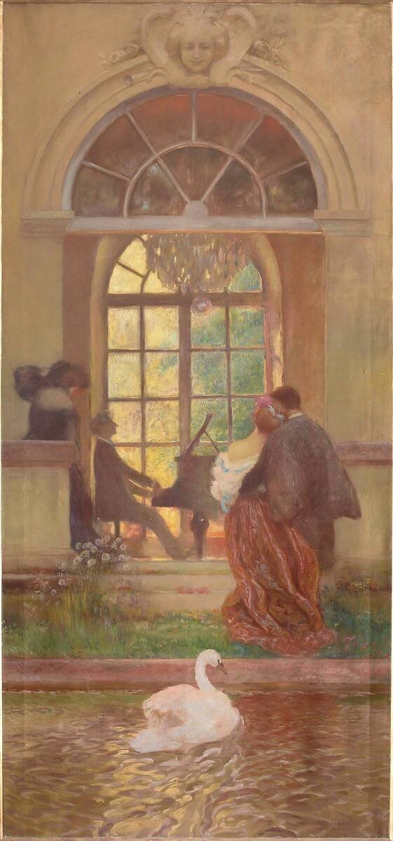 Le musicien Gaston de la Touche