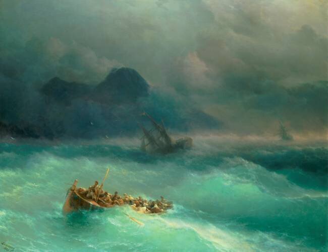 Le naufrage Ivan Aivazovsky