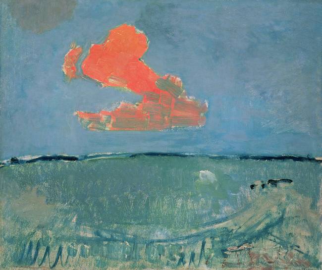 Le nuage rouge Piet Mondrian