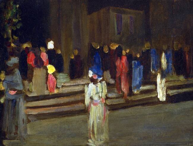 Le parc de saint Cloud Wassily Kandinsky
