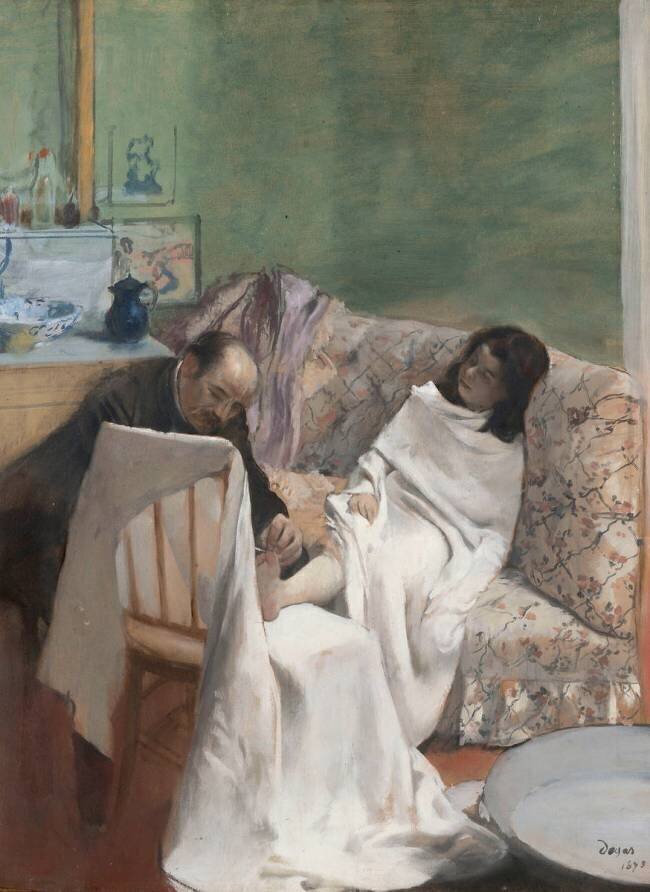 Le pédicure Edgar Degas