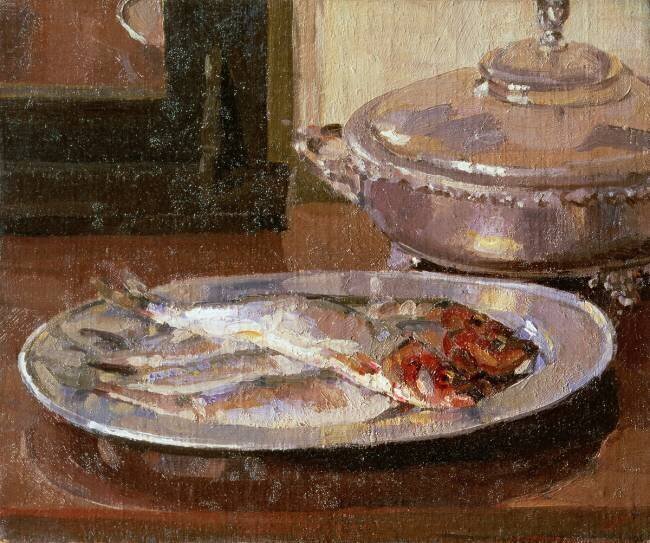 Le poisson dans l'assiette Harold Gilman