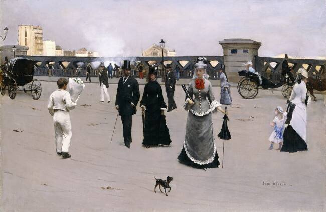 Le pont de l'Europe Jean Béraud