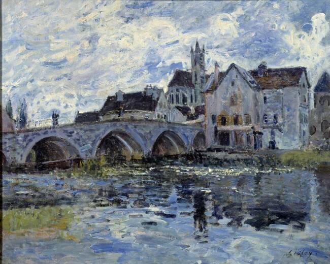 Le pont de Moret Alfred Sisley