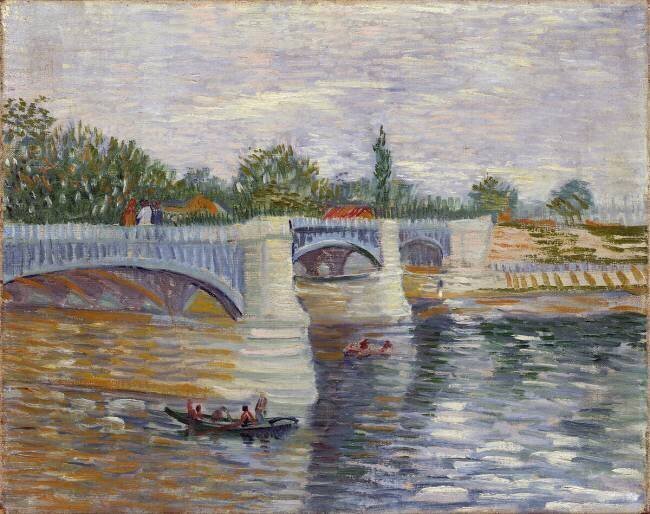 Le pont à Courbevoie Vincent van Gogh