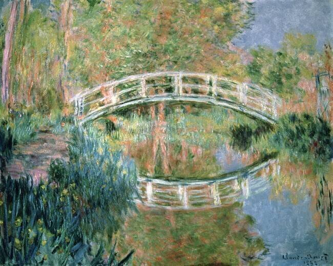 Le pont japonais Claude Monet