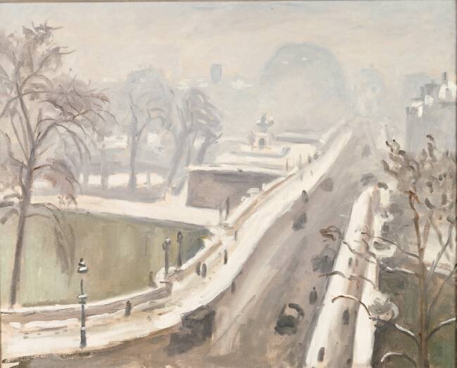 Le Pont Neuf sous la neige Albert Marquet