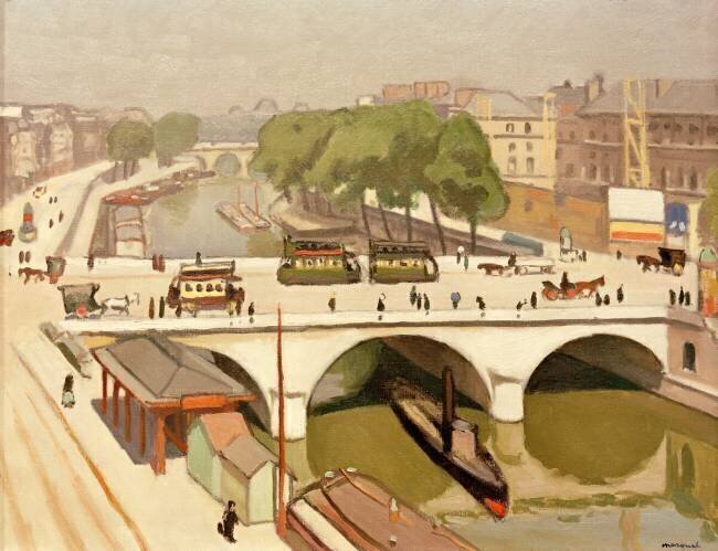 Le pont Saint-Michel Albert Marquet