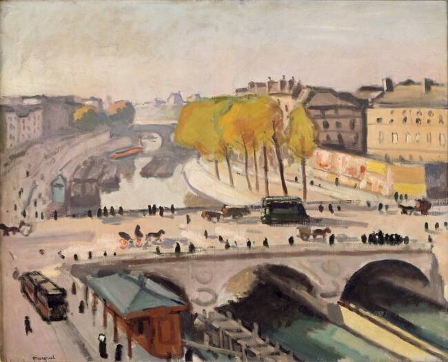 Le Pont Saint-Michel et le quai des Grands Augustins Albert Marquet
