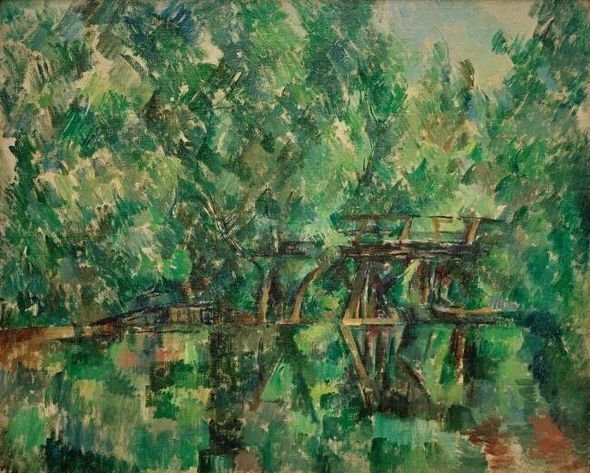 Le pont sur l’étang Paul Cézanne