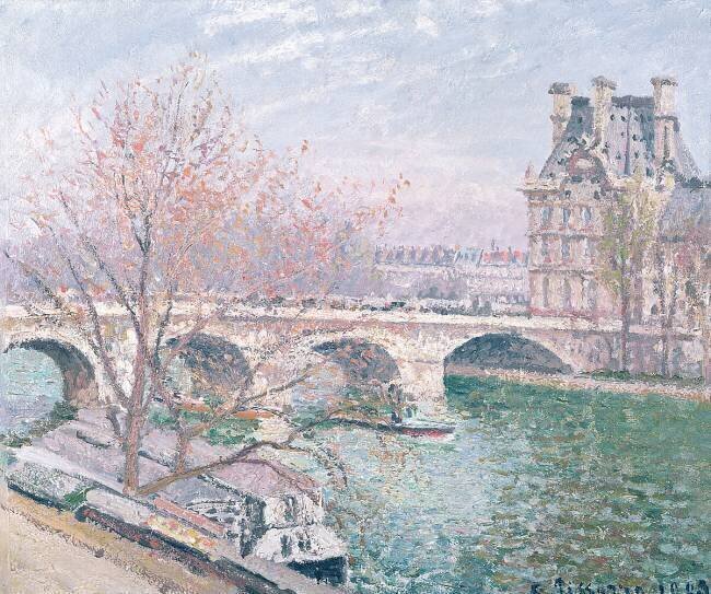 Le Pont-Royal et le Pavillon de Flore Camille Pissarro