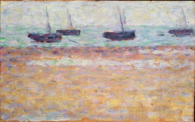 Le port de Grandcamp Georges Seurat