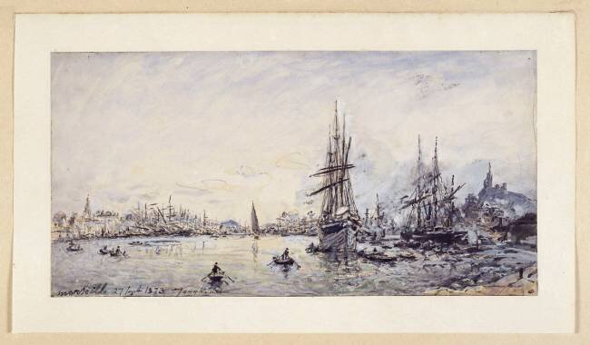 Le Port de Marseille Johan Barthold Jongkind
