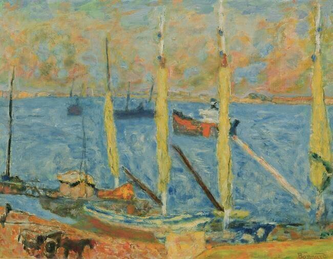 Le Port de Saint Tropez Pierre Bonnard