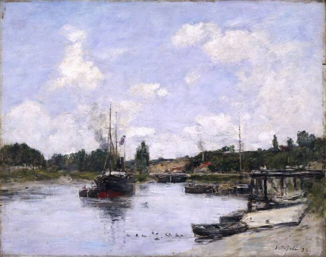 Le Port, Saint-Valery-sur-Somme Eugène Boudin