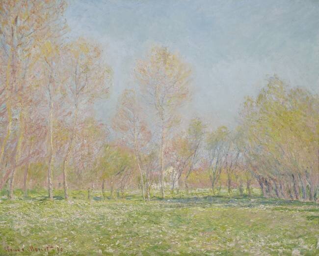 Le printemps à Giverny Claude Monet