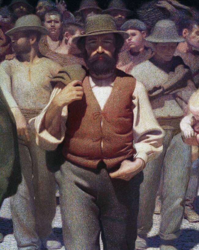 Le quatrième état Giuseppe Pellizza