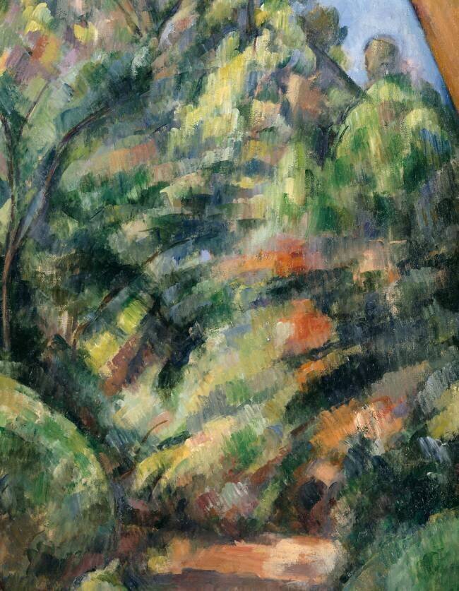 Le rocher rouge Paul Cézanne
