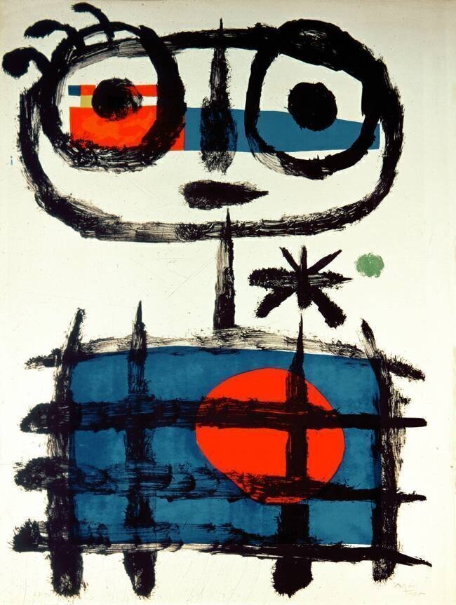 Le soleil étouffant Joan Miró