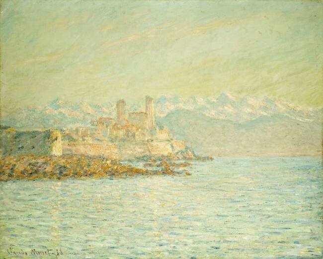 Le vieux fort d'Antibes Claude Monet