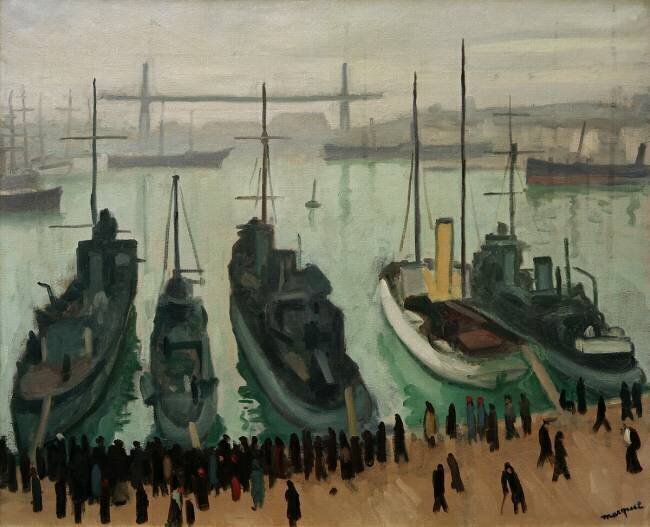Le vieux port de Marseille Albert Marquet