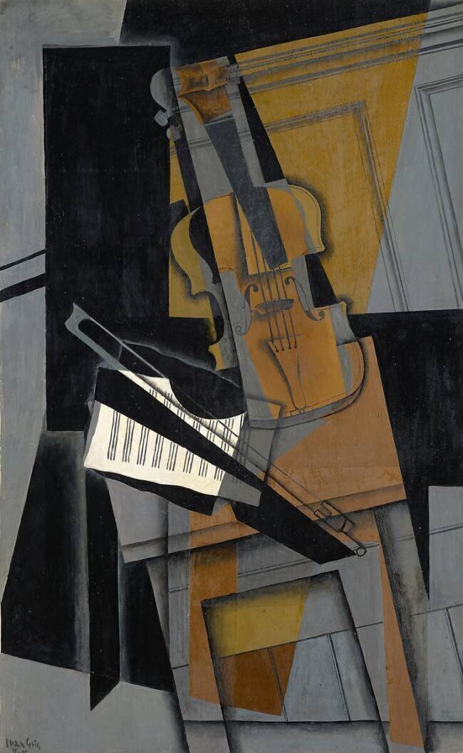 Le violon Juan Gris
