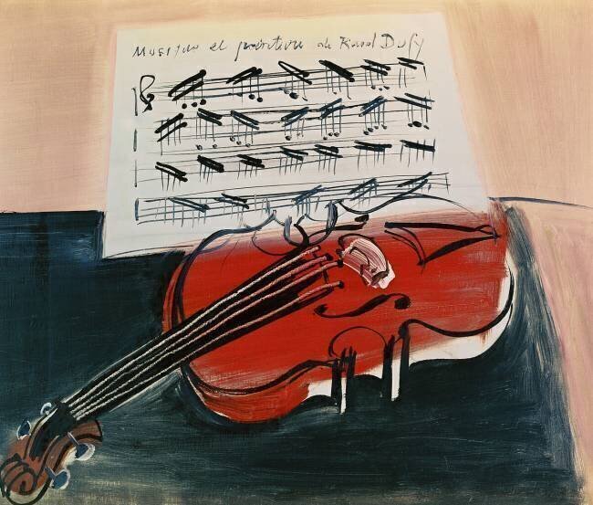 Le violon rouge Raoul Dufy