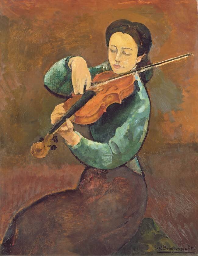 Le violoniste Jean Louis Boussingault