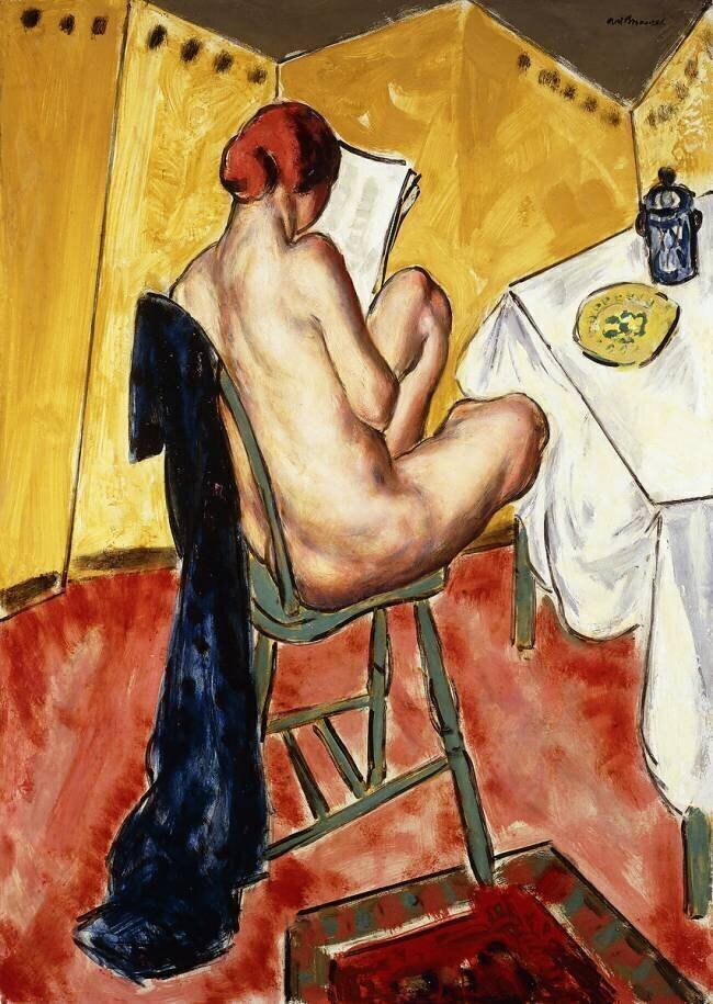 L'écran jaune Alfred Henry Maurer