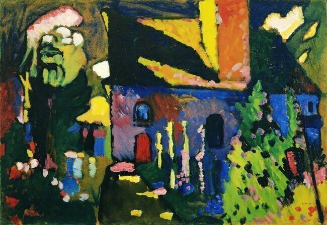 L'église de Murnau Wassily Kandinsky
