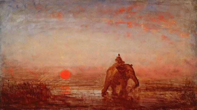 L'éléphant Félix Ziem