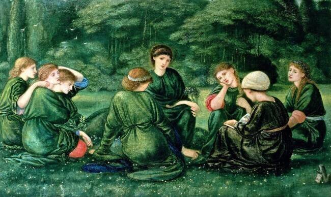 L'été vert Edward Burne-Jones