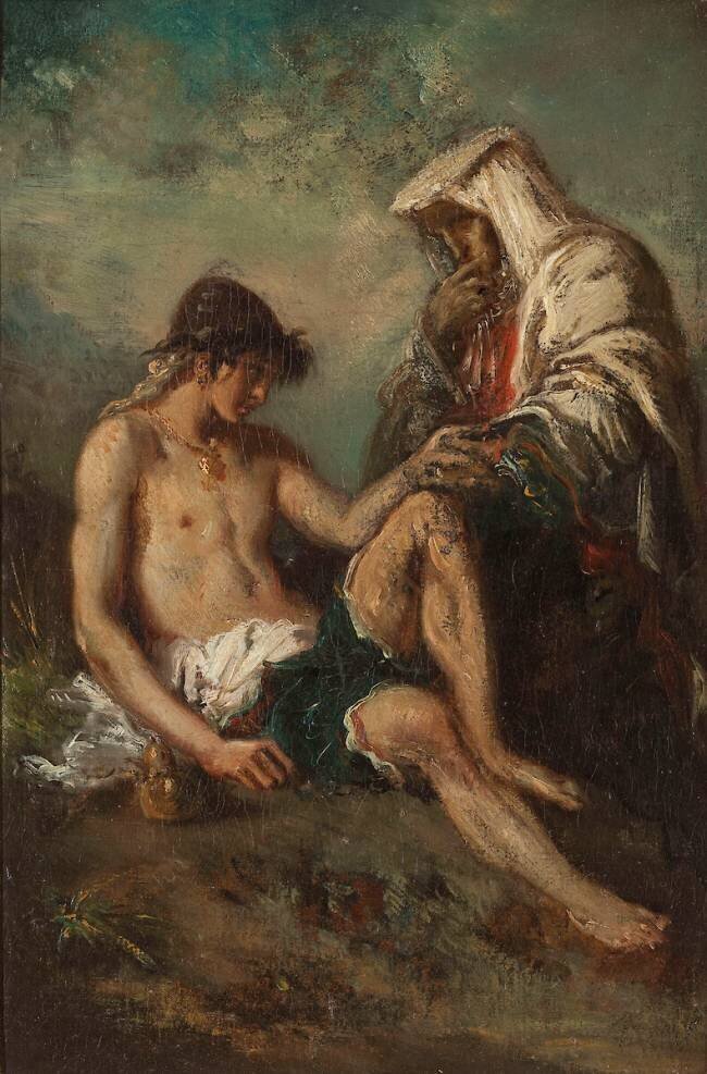 L'enfance de Sixte-Quint Gustave Moreau